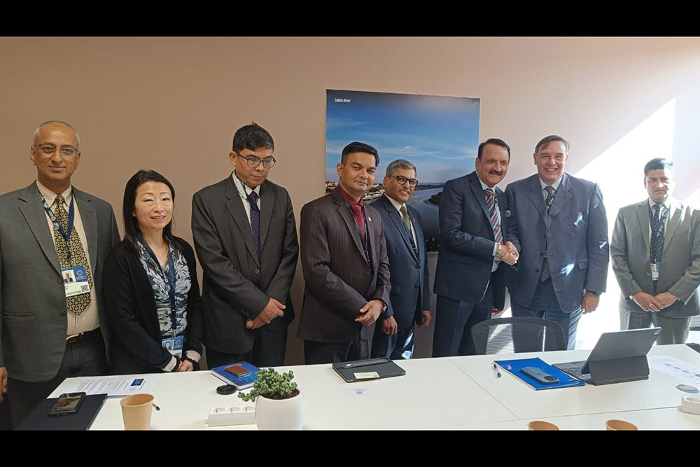 Finance Minister Mahat meets IFC Vice President in Morocco